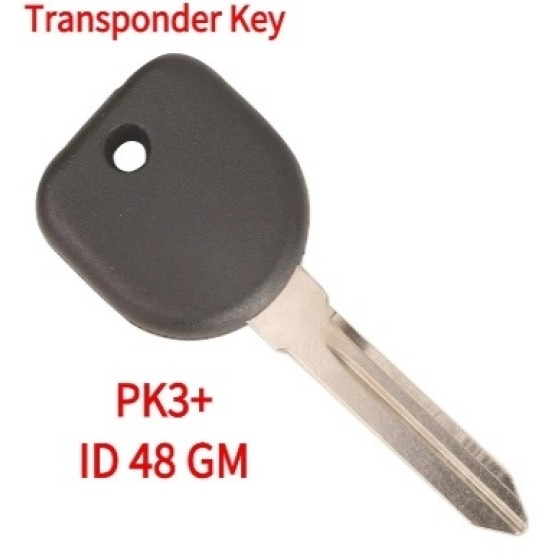 B112 Cadillac CTS PK3+ Transponder Key ID 48 GM(OEM chip )(No logo)